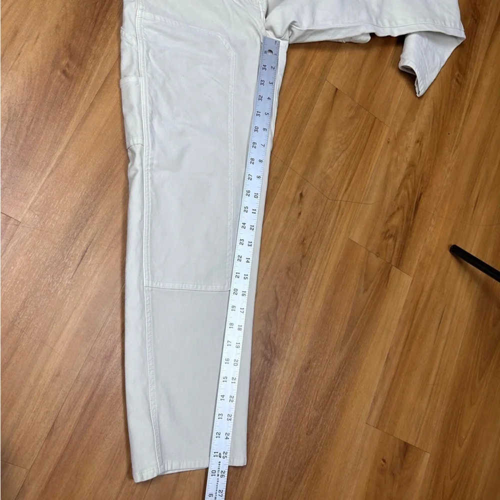 Wilfred Free Aritzia Brennan High Rise Utility Pants Ivory Size 0